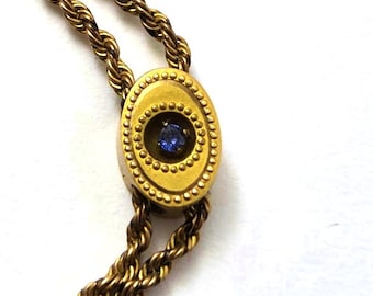 Vintage Ladies Pendant Watch Chain with Slide, 1900's