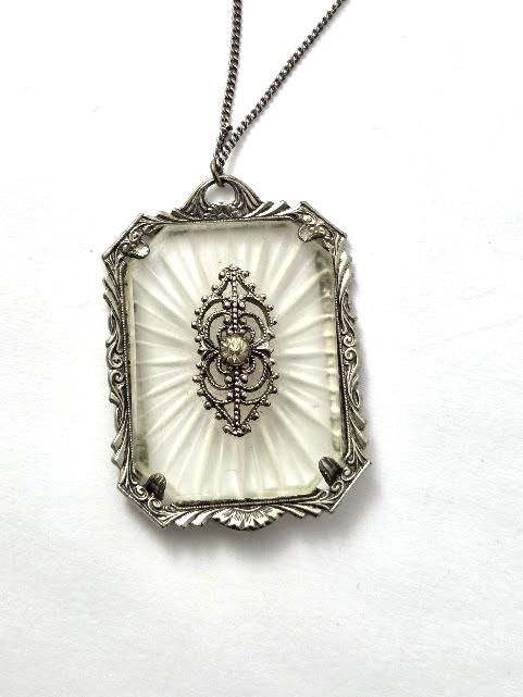 Vintage czech art deco necklace - Etsy 日本