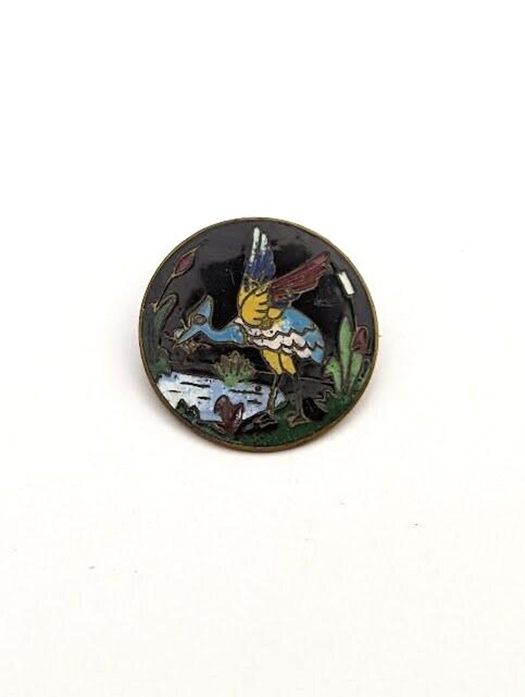 Crescent Hawk Pin Vintage Enamel Bird Pin, 1960's, Vintage Jewelry - Etsy