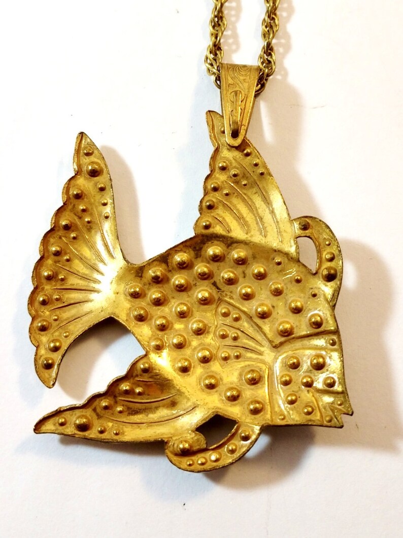 Miriam Haskell Fish Necklace 1940/'s