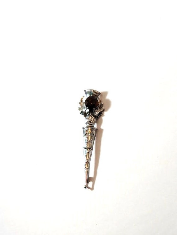 Vintage Scottish Thistle Pin, 1960's - image 1