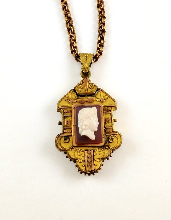 Antique sale cameo locket