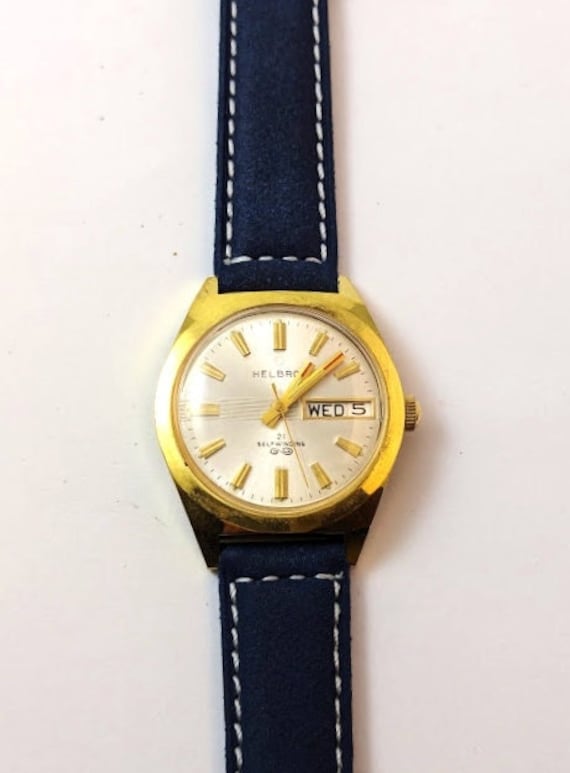 Vintage Helbros Men's Watch, 1970's, Vintage Watch