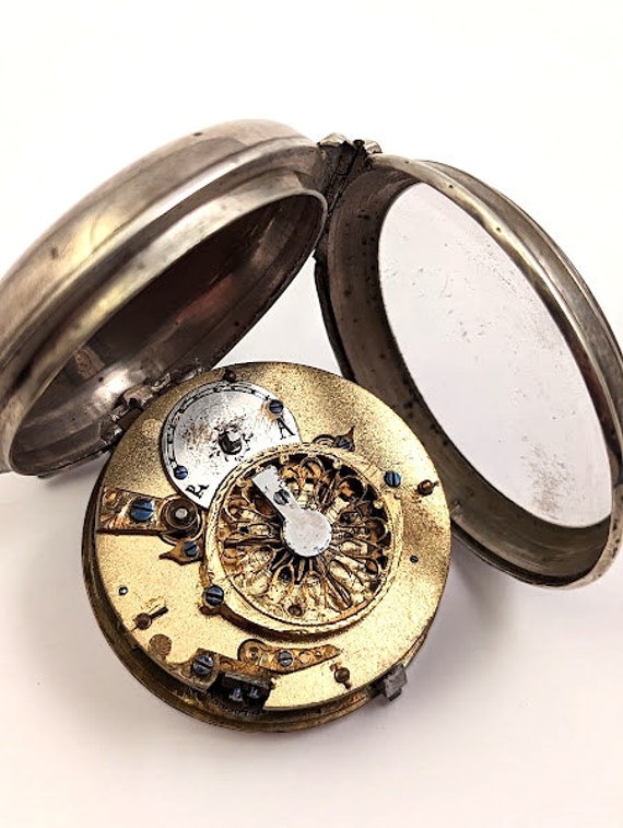 Antique Fusee Pocket Watch, 1800's, Vintage Watches - Gem
