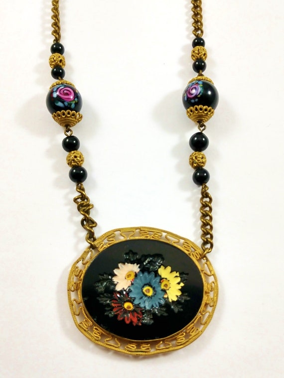 Vintage Czech Necklace, 1930's