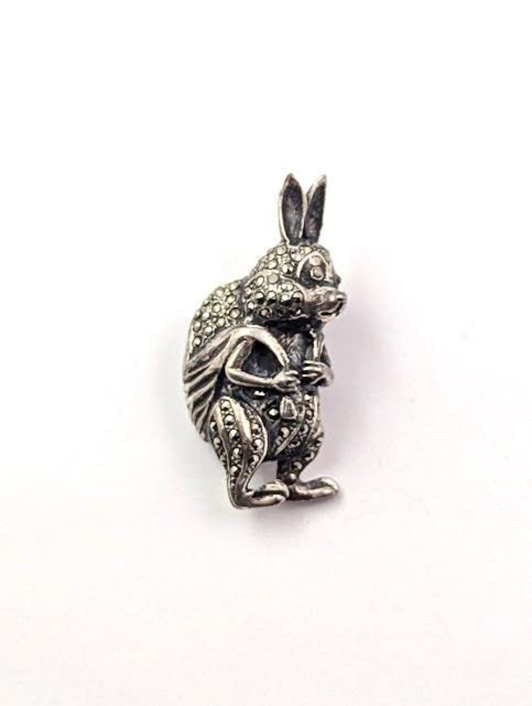 Silver Rabbit Pin Vintage Rabbit Pin in Sterling Silver, 1960's, Vintage Jewelry - Etsy