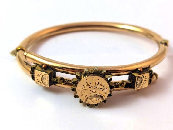 Victorian Gold-Filled Bracelet, 1900's, Vintage J… - image 2