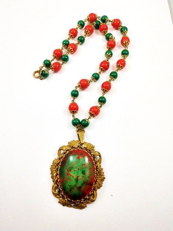 Miriam Haskell Fish Necklace 1940/'s