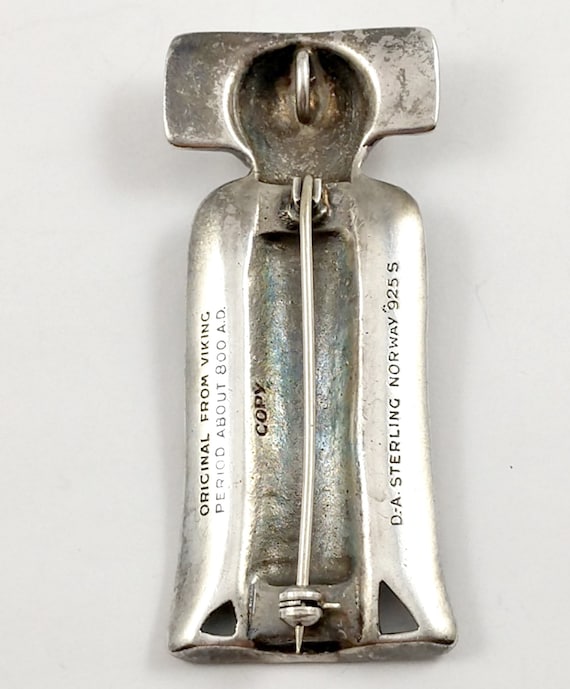 Scandinavian sterling silver Stick pins with hand enamel by David Andersen 
