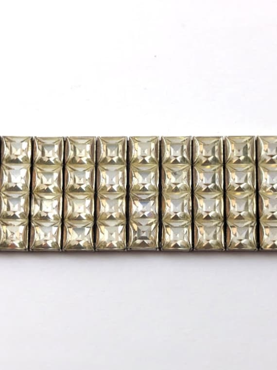 Vintage Rhinestone Bracelet, 1950's, Vintage Jewel