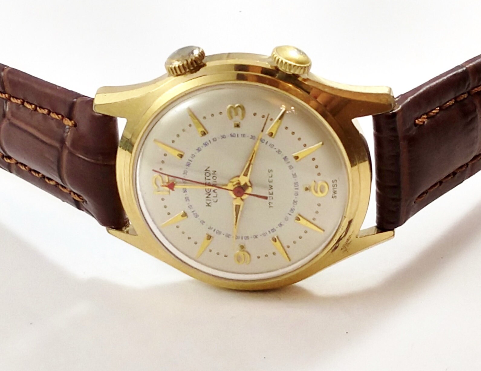 Vintage Kingston Wrist Alarm Men's Wrist Watch 1960's Etsy