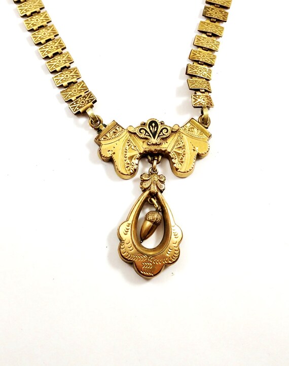 Victorian Necklace on Book Chain, 1900's