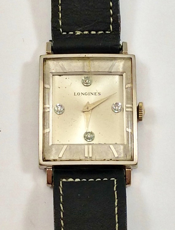 Longines Diamond Dial Vintage Men's Watch, 1950's