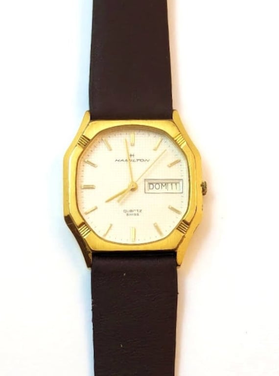 Vintage Hamilton Men's Wrist Watch, 1980's, Vintag