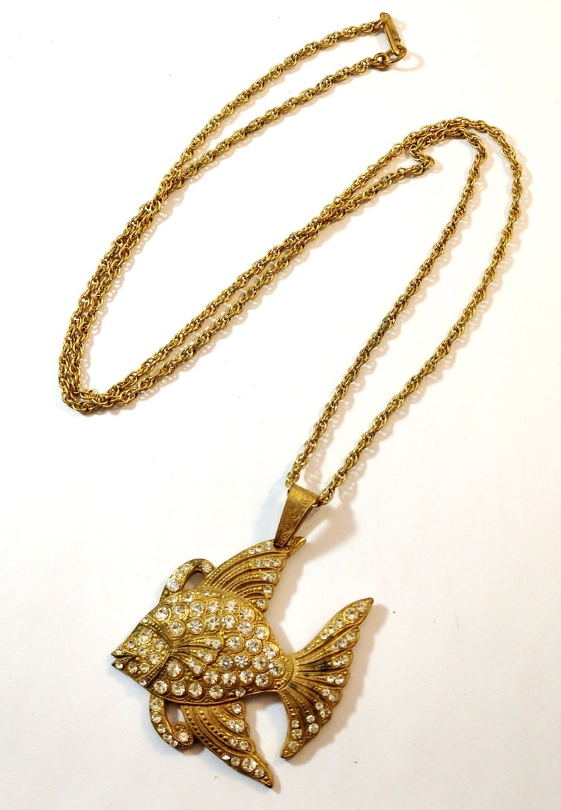 Miriam Haskell Fish Necklace 1940/'s