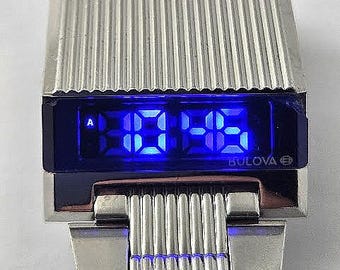 Bulova Computron Men's Wrist Watch, Vintage Watches