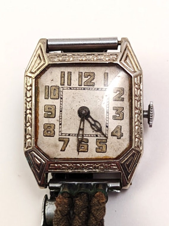 Vintage Art Deco Men's Watch 1920's Vintage Watches Etsy