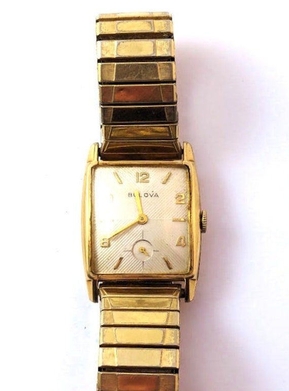 Vintage Bulova Men's Wrist Watch, 1940's, Vintage 