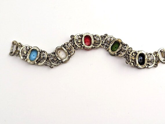 Vintage Egyptian Revival Bracelet, 1960's - image 7