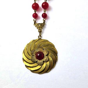 Vintage Czech Glass Necklace, 1930&#39;s, Vintage Jewelry