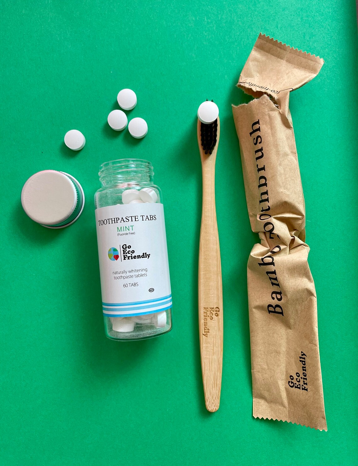 Zero waste toothpaste tablets plastic free toothpaste Etsy