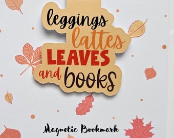 Fall | Halloween Magnetic Bookmarks | Book Lover | Double-sided