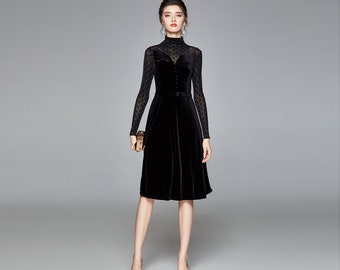 elegant black dress