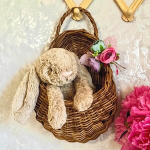 Wicker Basket Storage with handle