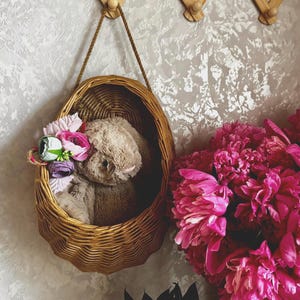 Wicker Basket Storage with handle