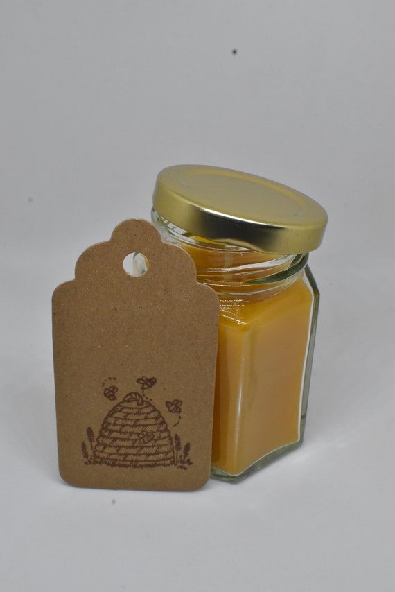4 ounce Ball glass jar Handmade 100/% Beeswax Candle