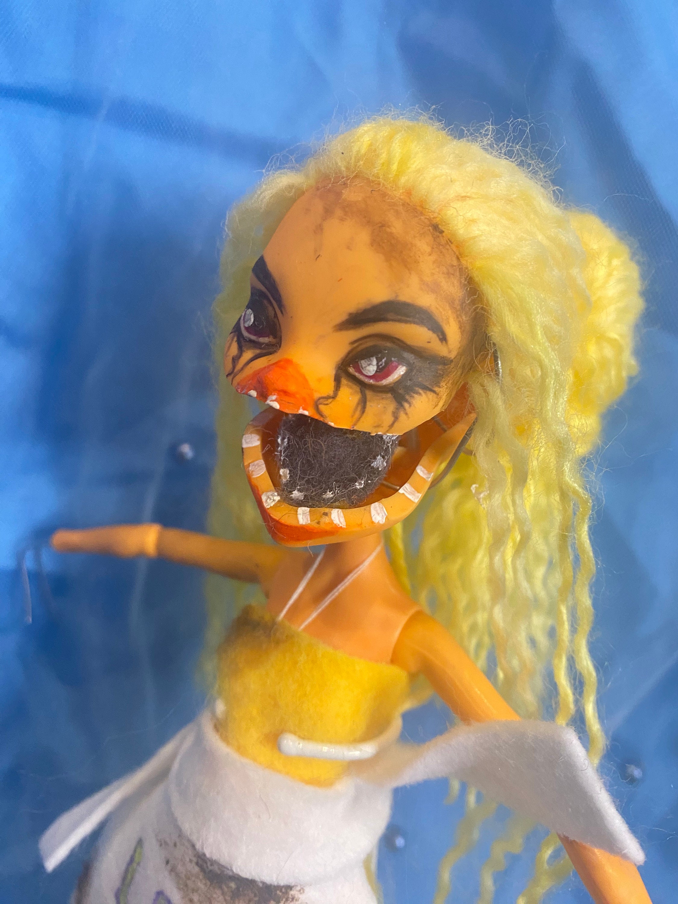 FNAF 2 Withered Chica Inspired Ooak Custom Doll -  Finland