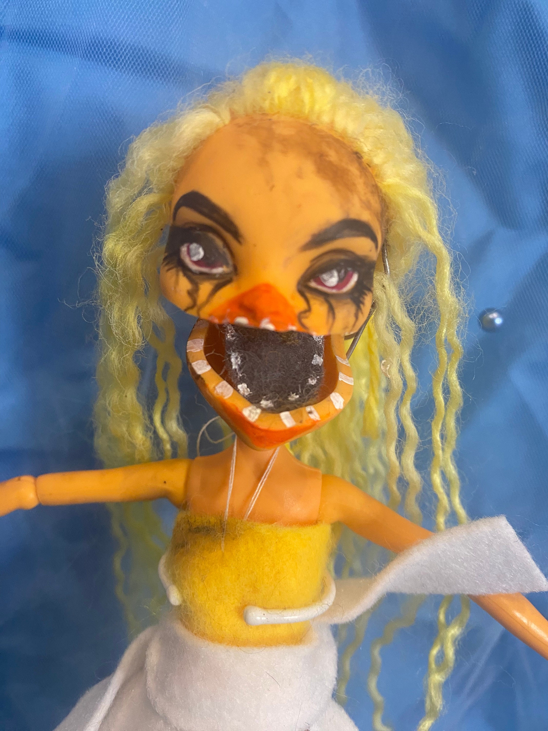 FNAF 2 Withered Chica Inspired Ooak Custom Doll -  Finland