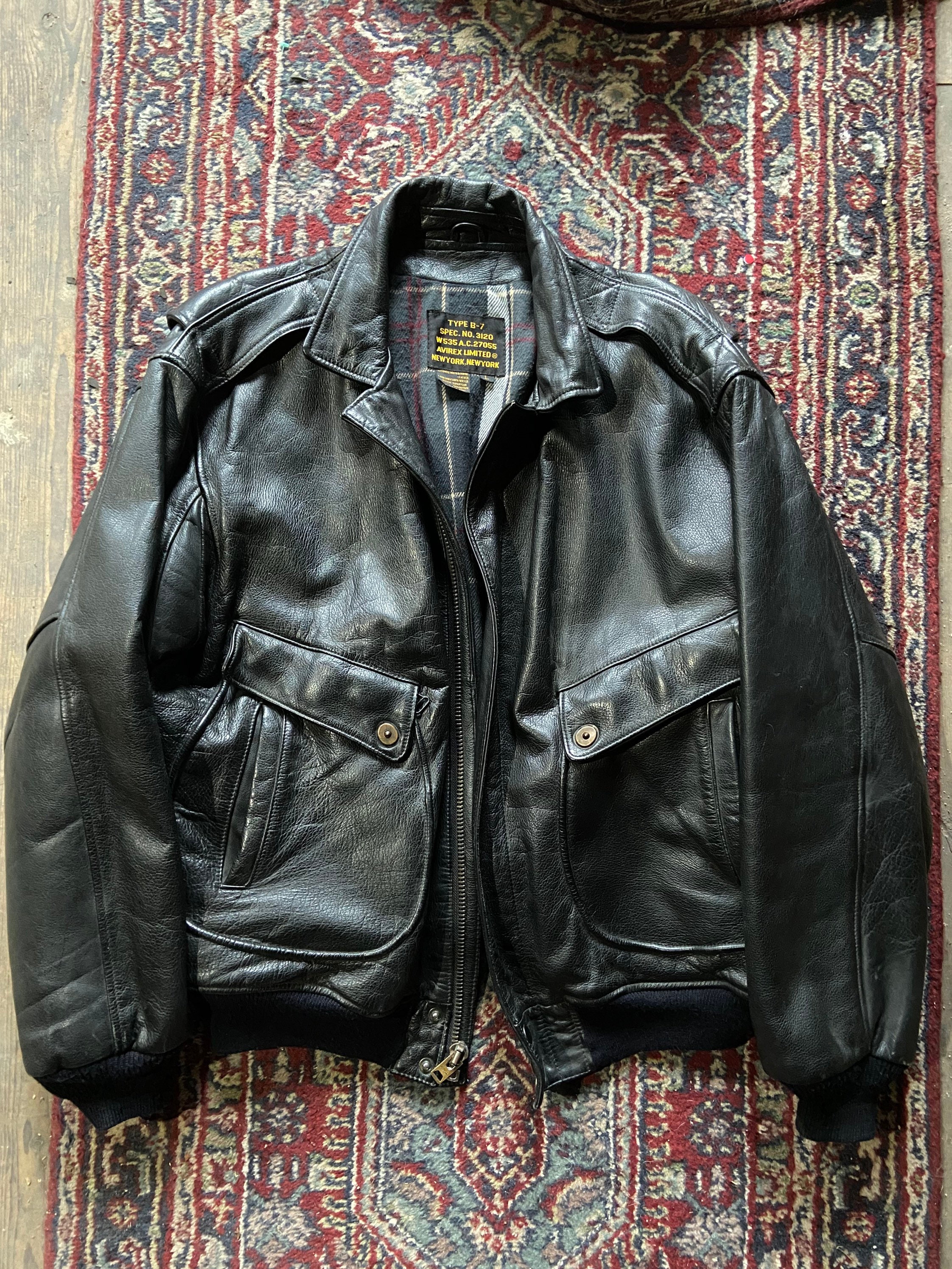 Vintage 1980s Leather Avirex Limited 