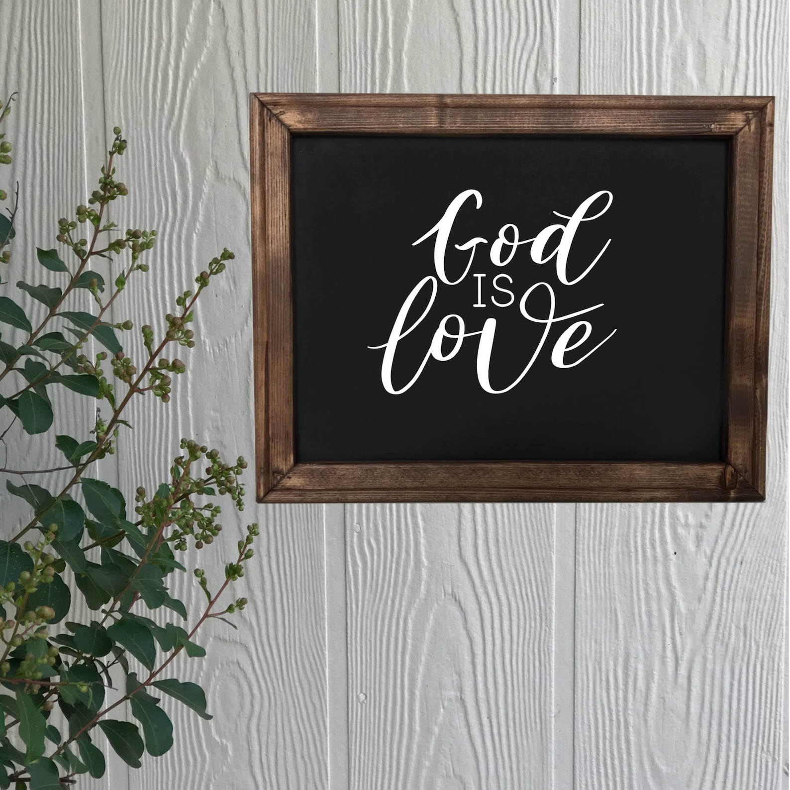 God is love canvas wall art personalized canvas custom Etsy