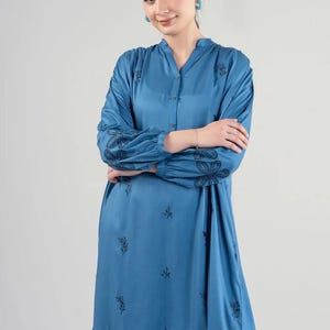 Maria.B  - Embroidered Ripstop Dress