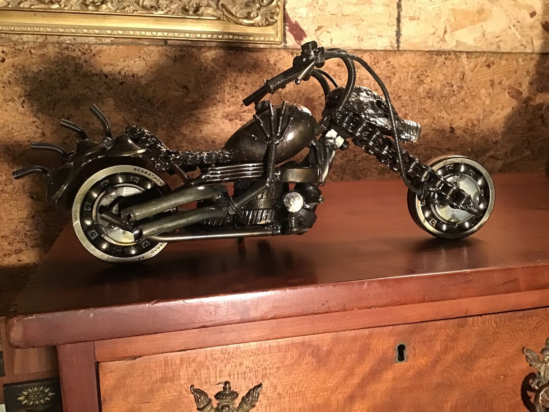 Metal Art Motorcycle Masterpiece Etsy