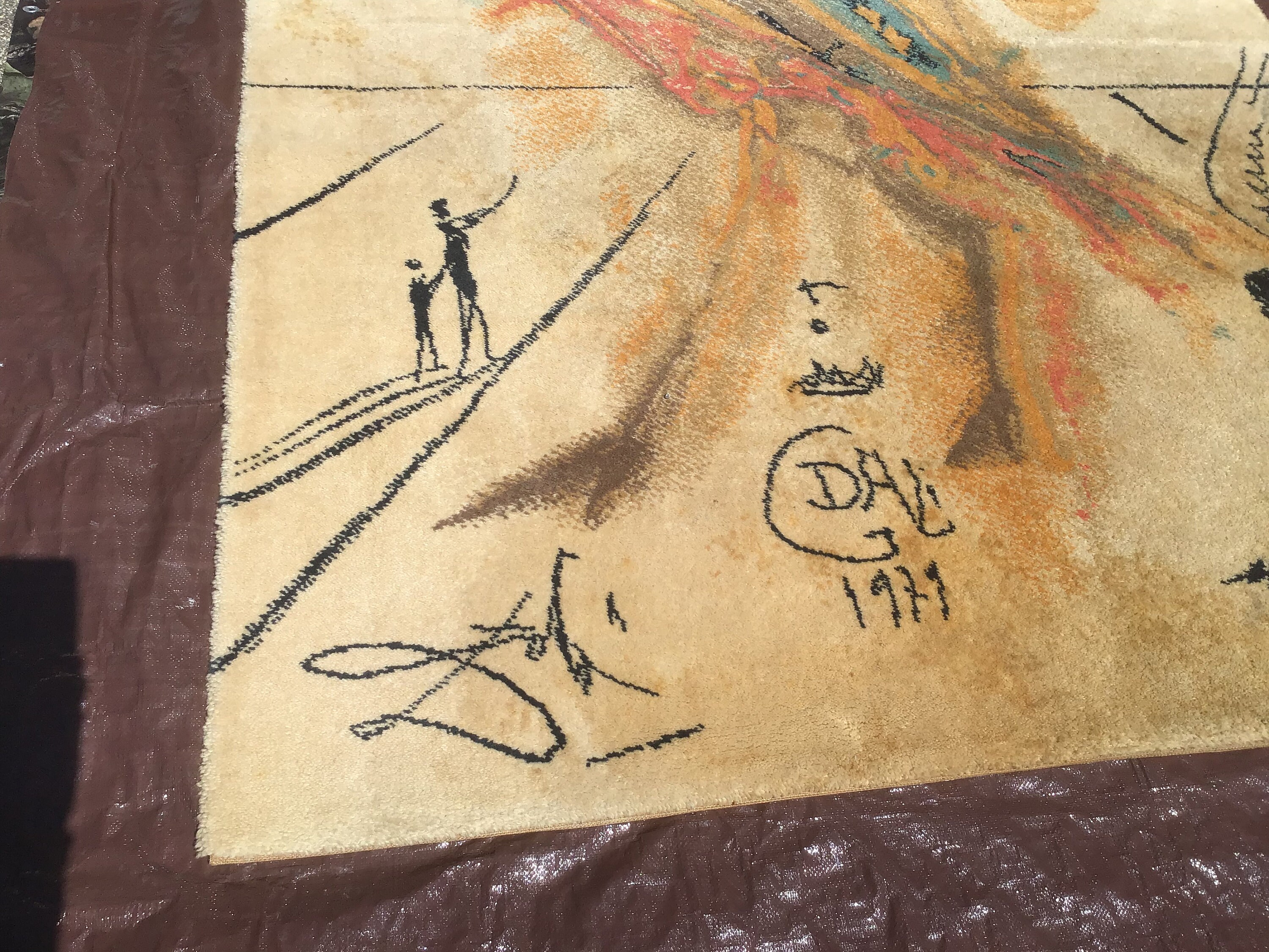 Salvador Dali Wool Rug 84 X 108 Excellent - Etsy