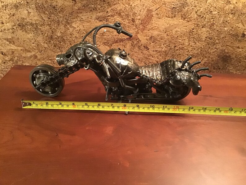 Metal Art Motorcycle Masterpiece Etsy