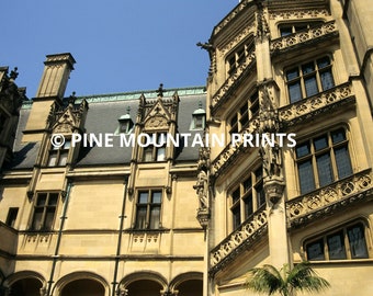 Architecture Biltmore House | Printable Digital Download for Affordable Wall Art | Scenic North Carolina Photo