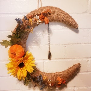 Autumn Crescent Moon Wreath
