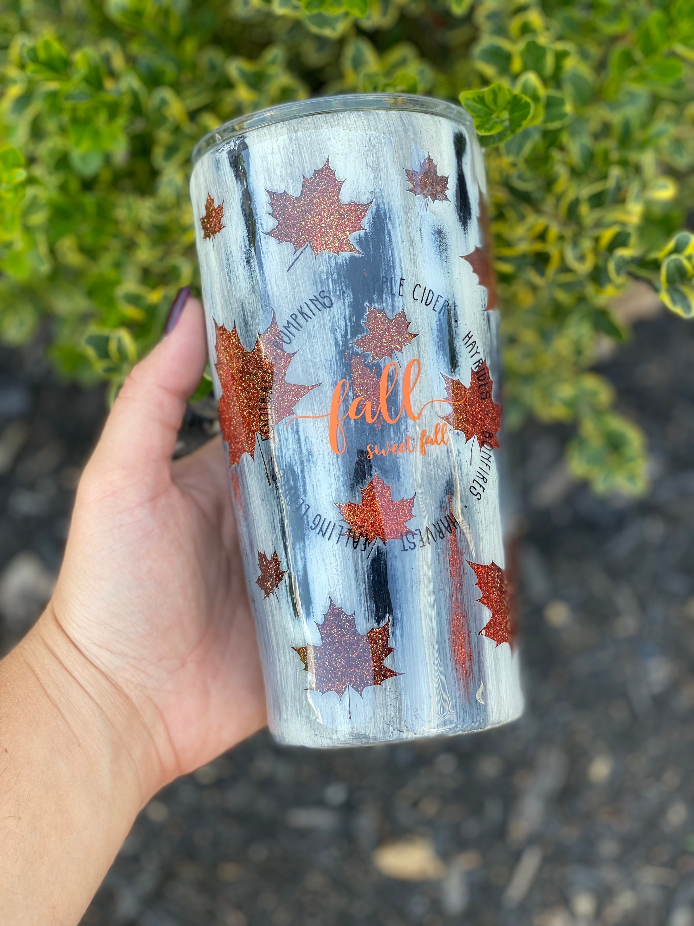 Fall tumbler Etsy