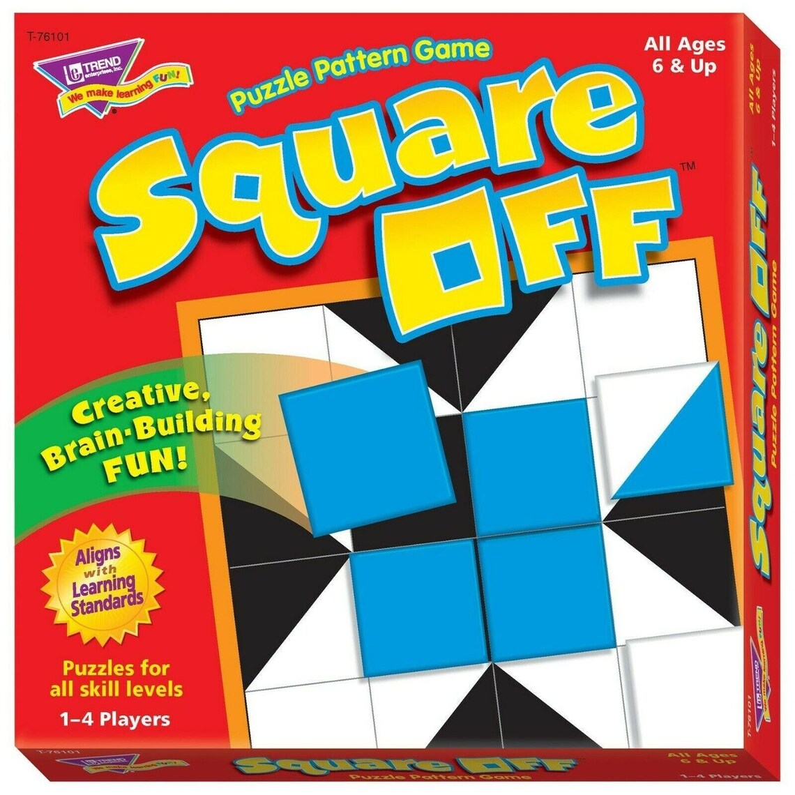Quadratisches Off Learning Game by Trend Puzzle Muster