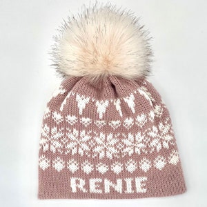 Custom knit beanie for kids, Personalized hat with name, Newborn hat with name, Custom beanie for girls, Personalized gift for boys and girl