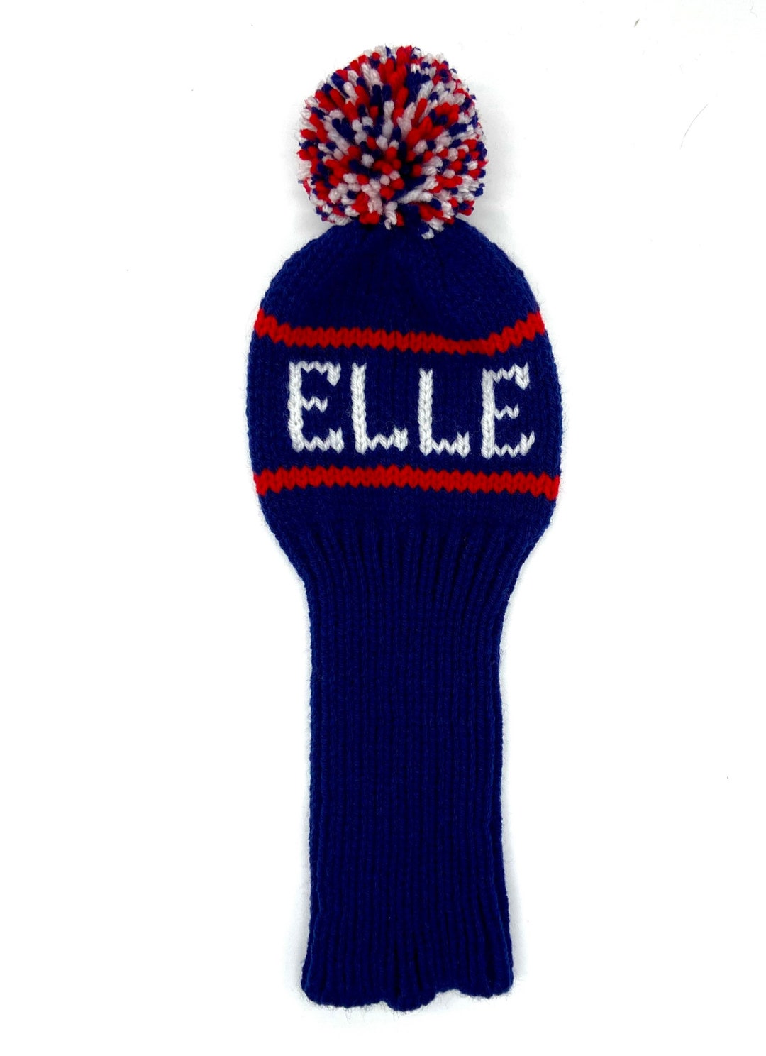 Personalized Golf Head Covers Knited Golf Head Cover Etsy
