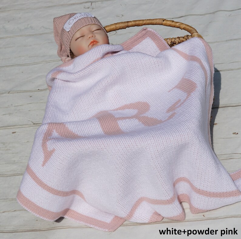Personalized Baby Blanket Baby Name Blanket Baby Girl Etsy