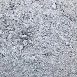 May include: A close-up of a pile of gray gravel with small rocks and pebbles.