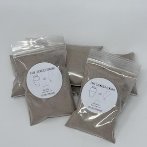 Realistic Fake Cremated Remains – A Unique, Thoughtful Keepsake | 2 Ounces | Human & Pet