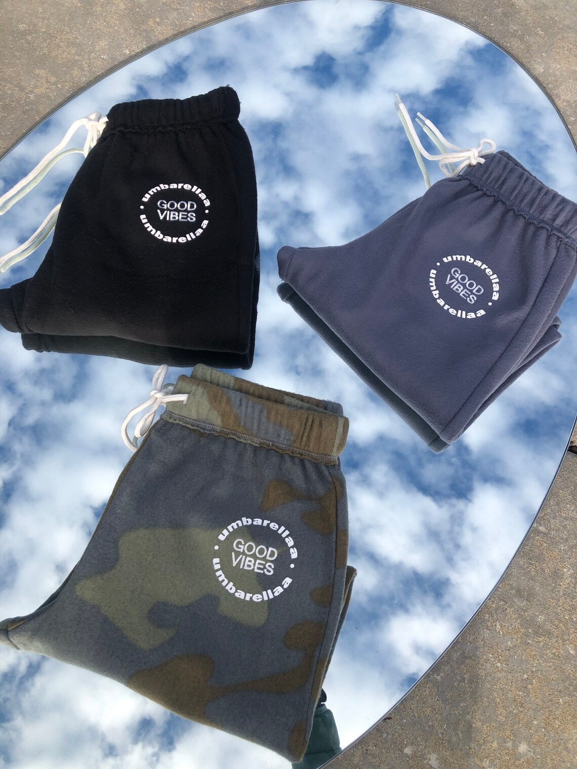 Good Vibes Joggers // brushed fleece sweatpants 3 COLORS | Etsy