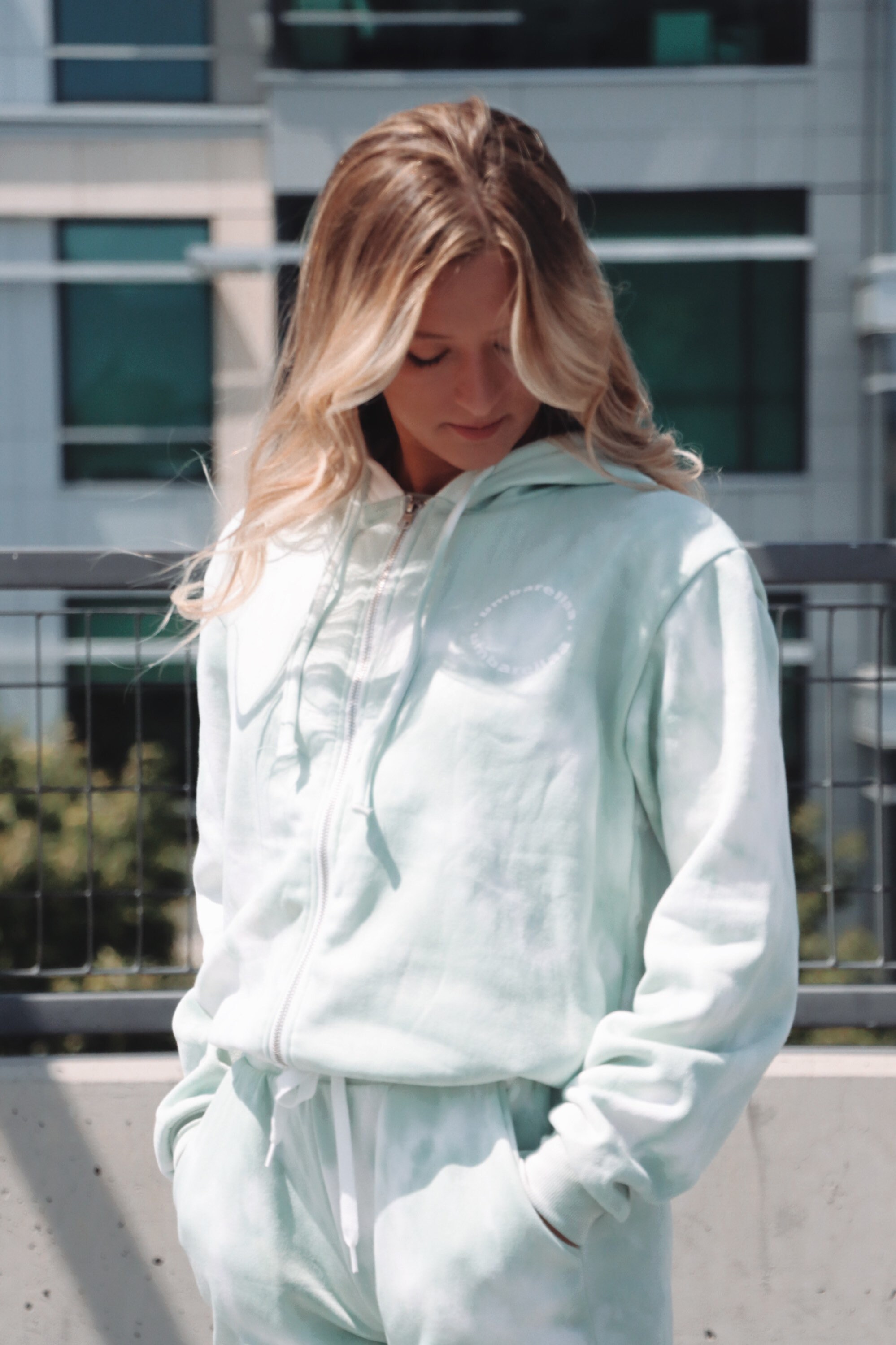 Mint tie dye hoodie hotsell