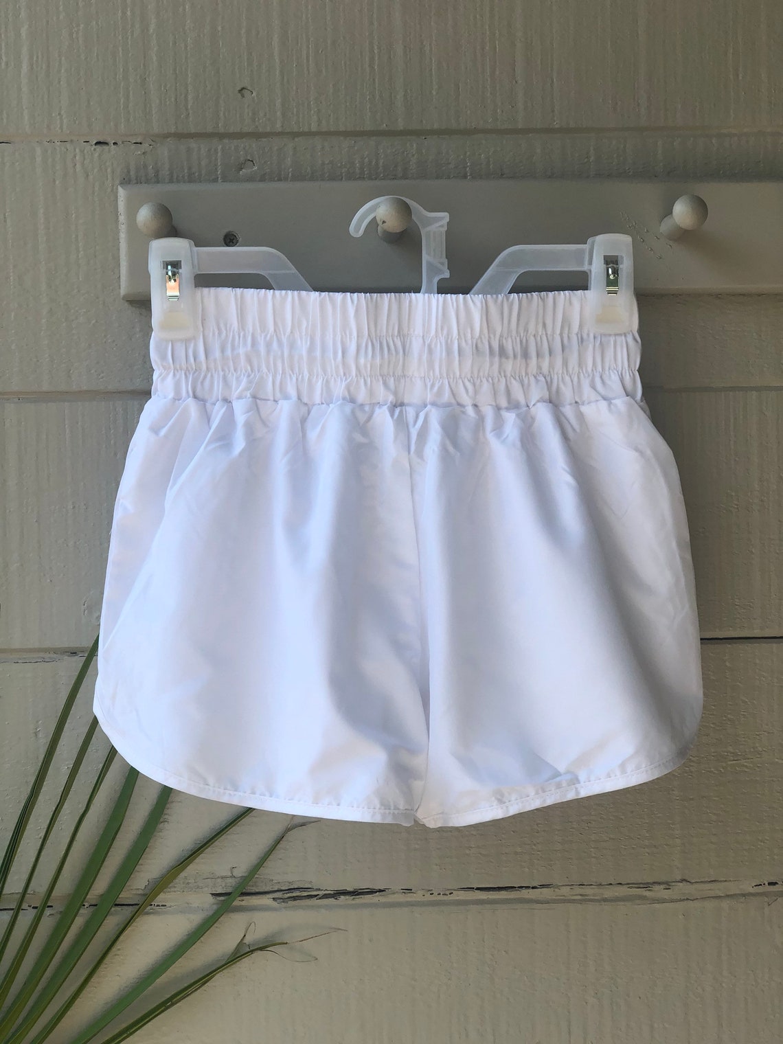 UB Swishy Shorts white athletic shorts Etsy